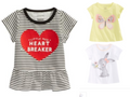 First Impressions Girls Print Cotton T-Shirt by Vanessa Jane