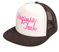 NCAA Virginia Tech Hokies Adult Foam Front Mesh Back Trucker Cap Adjustable Size by Vanessa Jane