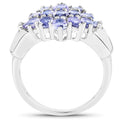 2.45 Carat Genuine Tanzanite .925 Sterling Silver Ring by Bids.com