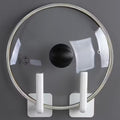 4-Pack: Adhesive Toilet Paper Holder, Wall Mount, White & Black by DailySale