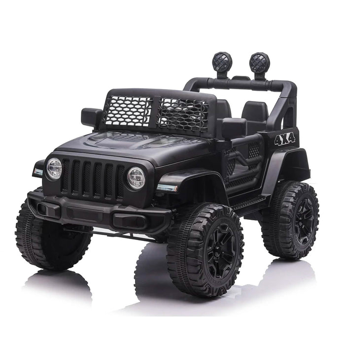 12V Battery Electric Car with Horn, Front Light ,Four Wheel Absorber and Remote Control by DailySale