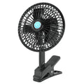 12V Car Fan Oscillating Clip on Cooling Fan with 2 Speeds 120° Rotation by DailySale