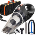 12V High Power Handheld Car Vacuum with 16Ft Cord, Attachments & Bag by DailySale