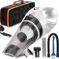 12V High Power Handheld Car Vacuum with 16Ft Cord, Attachments & Bag by DailySale