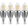 12W LED Candelabra Bulb Non-Dimmable 100-Watt Light Bulbs Equivalent