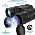 12x42 HD Binoculars for Adults with Universal Phone Adapter by DailySale