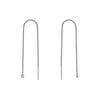 14k Gold Dangle Chain Natural Diamond Earrings