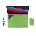 13" MacBook Pro Laptop Screen Protector Keyboard Cover & Cleaning Kit UnderWare Pac by ShaggyMax