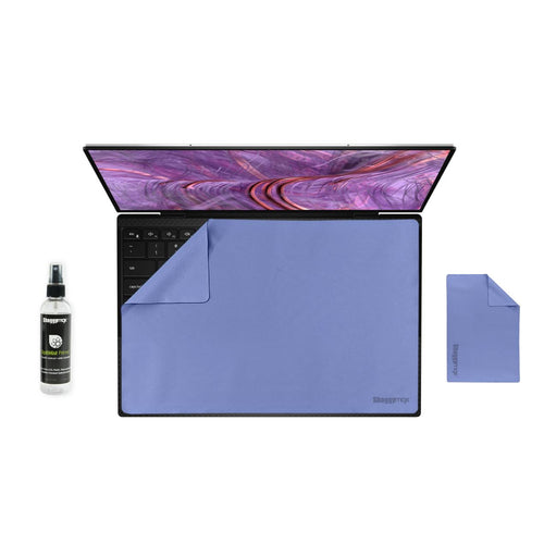13" Laptop Screen Protector Keyboard Cover Microfiber & Cleaning Kit UnderWare Pac by ShaggyMax