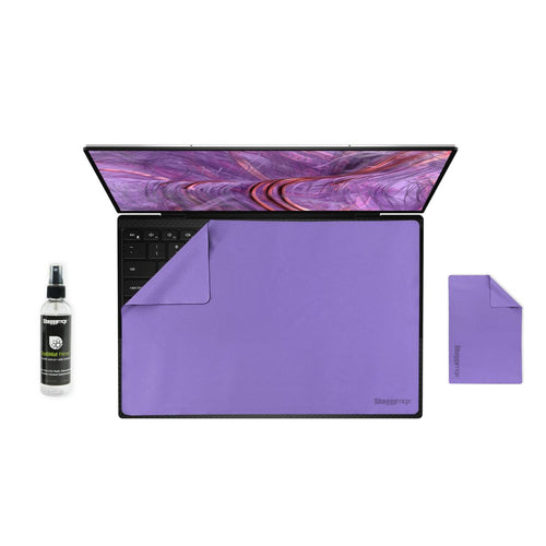 13" Laptop Screen Protector Keyboard Cover Microfiber & Cleaning Kit UnderWare Pac by ShaggyMax