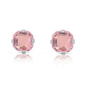 1.3 Carat Cz Asscher-Cut Sterling Silver Stud Earrings by DailySale