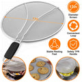 13-Inch Stainless Steel Grease Splatter Screen by DailySale