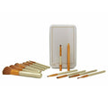 13-Piece: Lilt Beauty Makeup Brush Set with Brass Box by DailySale
