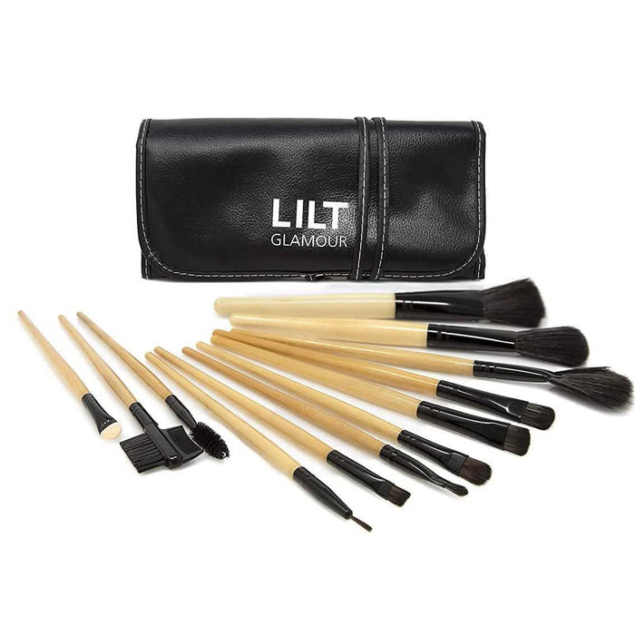 13-Piece Set: Makeup Brush Set with Faux Leather Case by DailySale