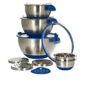 13-Piece: Wolfgang Puck Stainless Steel Mixing Bowl Set (Refurbished) by DailySale