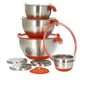 13-Piece: Wolfgang Puck Stainless Steel Mixing Bowl Set (Refurbished) by DailySale
