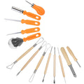 13-Pieces: Halloween Pumpkin Stainless Steel Carving Kit by DailySale
