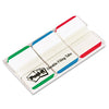 Post-it 1" Lined Tabs, 1/5-Cut, Lined, Assorted Colors, 1" Wide, 66/Pack