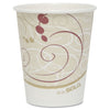 Dart Paper Hot Cups in Symphony Design, 10 oz, Beige, 50/Pack