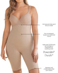 Leonisa Womens Extra High-Waisted Sculpting Shaper Short by Vanessa Jane