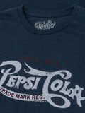Get Busy, Drink Pepsi Cola Classic Logo T-Shirt - Navy by Tee Luv