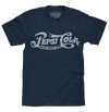 Get Busy, Drink Pepsi Cola Classic Logo T-Shirt - Navy