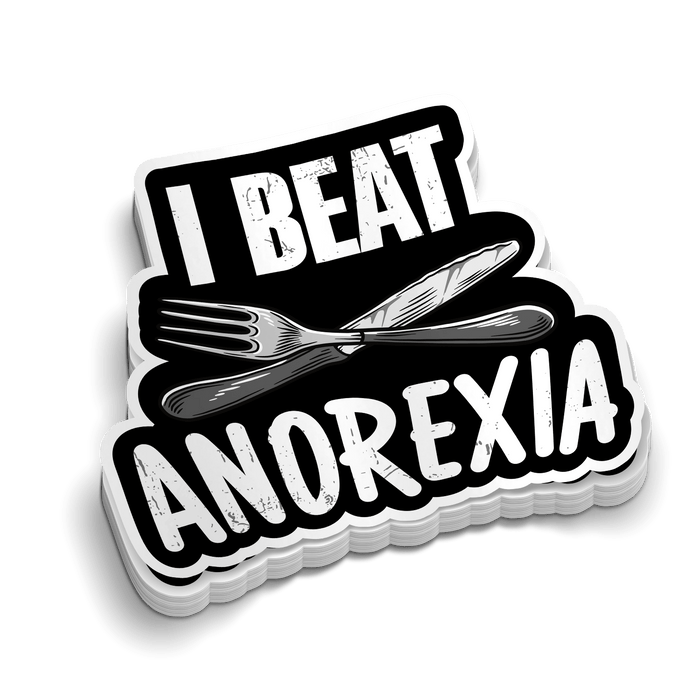 Beat Anorexia Hard Hat Decal by Armed American Supply