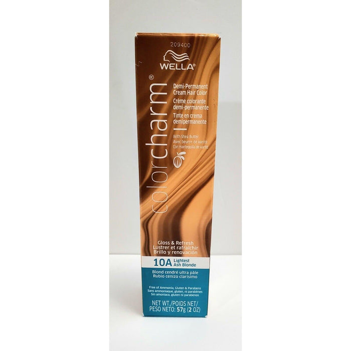 Wella Color Charm Gloss & Refresh Demi-Permanent Cream Hair Color - 10A by Pasteur Pharmacy