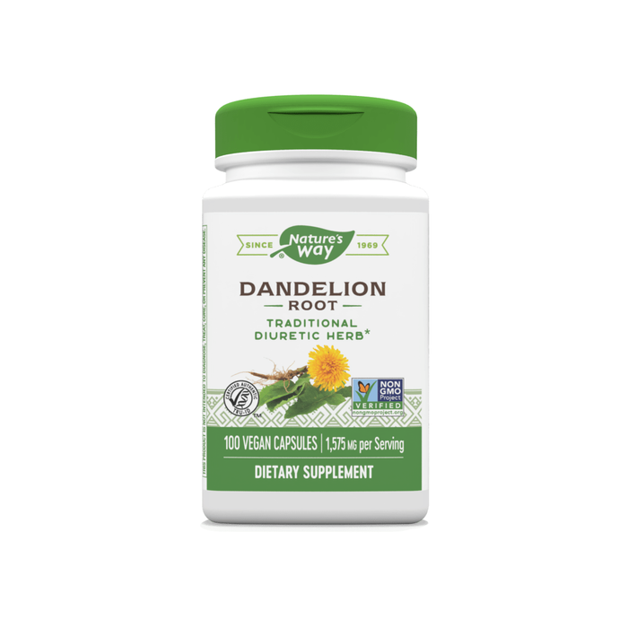 Nature's Way Dandelion Root, 1,575 Mg, Vegan Capsules by Pasteur Pharmacy
