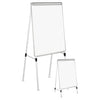 Universal Dry Erase Board with A-Frame Easel, 29" x 41", White Surface, Silver Frame