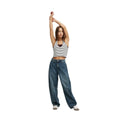 Cotton on Barrel Leg Jean in Blue Dusk, Size 34 by Vanessa Jane