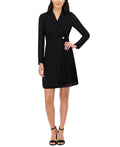 Vince Camuto Signature-Stretch Pleated-Chiffon Dress, Size 10 by Vanessa Jane