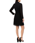 Vince Camuto Signature-Stretch Pleated-Chiffon Dress, Size 10 by Vanessa Jane