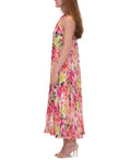 julia jordan Womens Printed Twisted Halter-Neck Maxi Dress, Size XL by Vanessa Jane