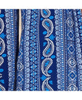 Cupshe Womens Indigo Paisley Strapless Wide Leg Jumpsuit, Large by Vanessa Jane