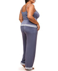 Adore Me Plus Size Suzanna Pajama Cami and Pants Set - Dark Grey, 3X by Vanessa Jane