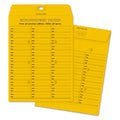 Quality Park Brown Kraft Redi-Tac Box-Style Interoffice Envelope, #97, Two-Sided Three-Column Format, 10 x 13, Brown Kraft, 100/Box