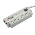 APC SurgeArrest Personal Power Surge Protector, 7 AC Outlets, 6 ft Cord, 240 J, Beige