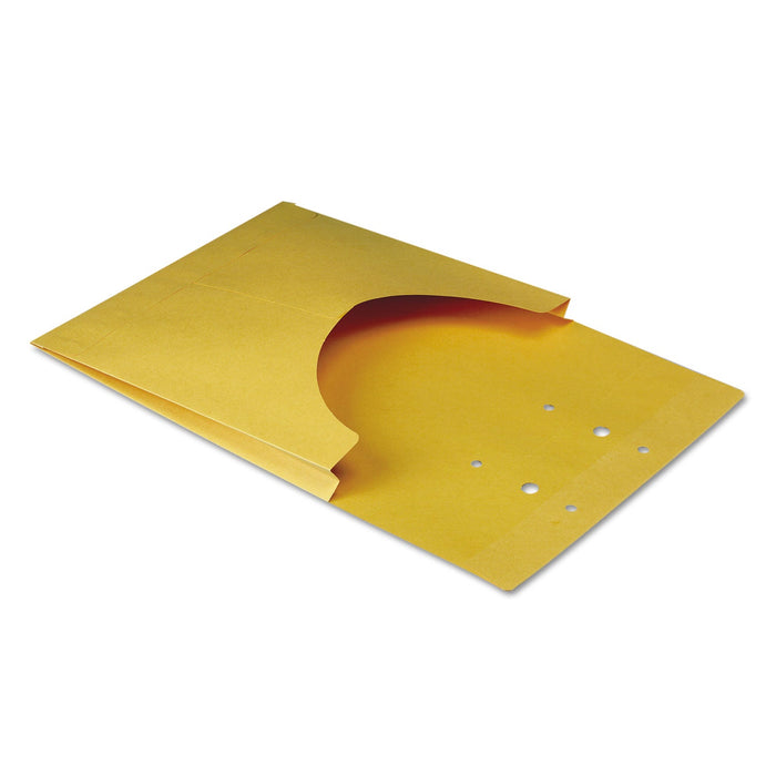 Quality Park Classification Pockets, 1" Expansion, Letter Size, Kraft, 100/Box