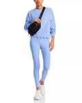 Aqua Athletic Scalloped Sweatshirt by Vanessa Jane