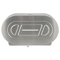 Bobrick Toilet Tissue 2 Roll Dispenser, Jumbo, 20.81 x 5.31 x 11.38, Satin-Finish Stainless Steel