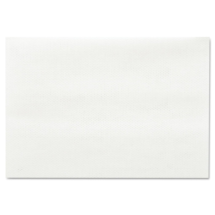 Chix Masslinn Shop Towels, 12 x 17, White, 100/Pack, 12 Packs/Carton