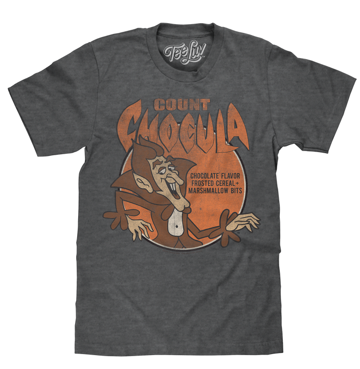 Count Chocula T-Shirt - Gray by Tee Luv