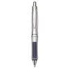 Pilot Dr. Grip Center of Gravity Ballpoint Pen, Retractable, Medium 1 mm, Black Ink, Silver/Charcoal Grip Barrel