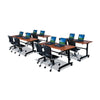 MooreCo Lumina Table Top, Rectangular, 72w x 24d, Cherry