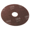 Scotch-Brite Surface Preparation Pad, 20" Diameter, Maroon, 10/Carton