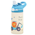 13.50oz. Insulated Stainless Steel Water Bottle Leak-proof with Straw Push Button Lock Switch by DailySale