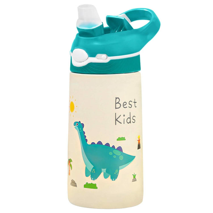 13.50oz. Insulated Stainless Steel Water Bottle Leak-proof with Straw Push Button Lock Switch by DailySale