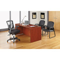 Alera Genaro Series High-Back Guest Chair, 24.60" x 24.80" x 36.61", Black