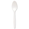 Dart Regal Mediumweight Cutlery, Full-Size, Teaspoon, White, 1000/Carton